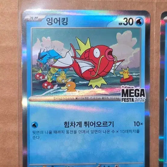 [BUNJANG] Magikarp Promo Card Unsealed / 잉어킹 프로모 카드 개봉품