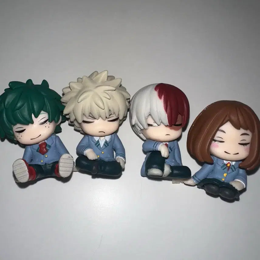 [BUNJANG] My Hero Academia 4-Character Figure Set (School Uniform Ver.) / 나의 히어로 아카데미아 피규어 4종 세트