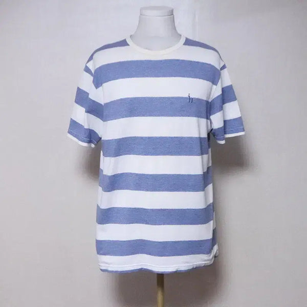 [BUNJANG] Hazzys Men's Striped Short Sleeve T-Shirt / 헤지스 남성100 스트라이프 반팔 티셔츠(7)