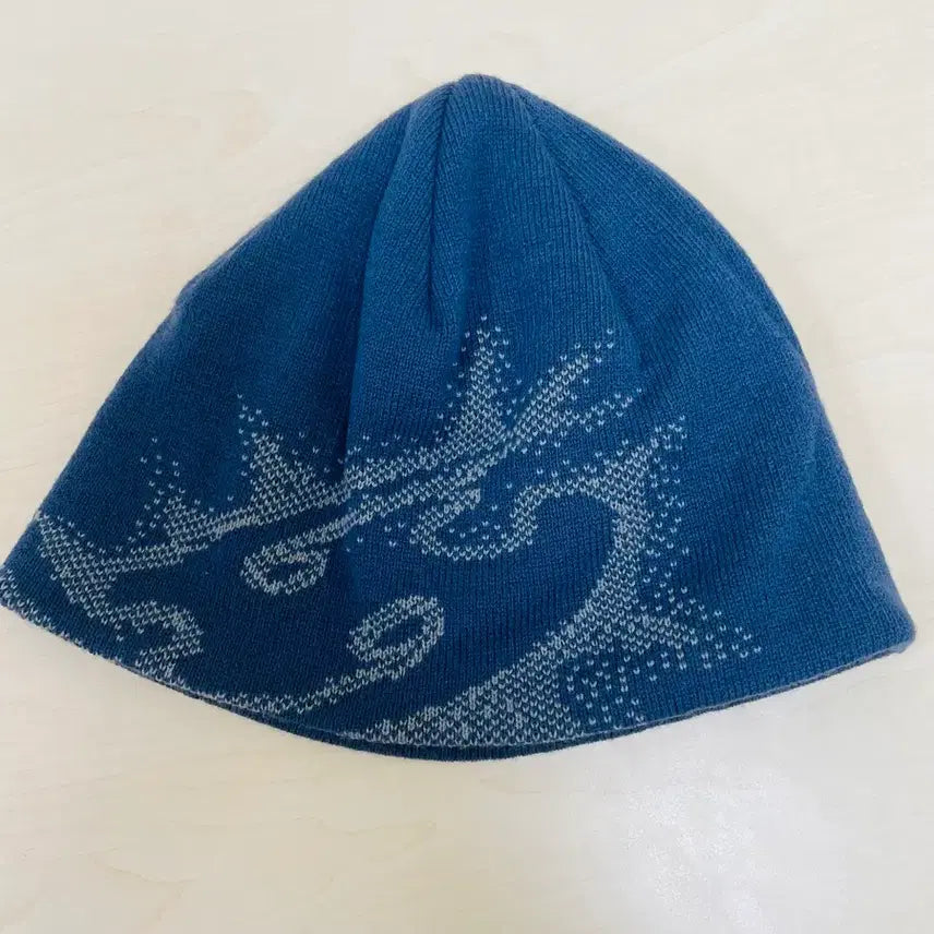 [BUNJANG] Sansan Gear Navy Logo Beanie 23FW Size 1 / 산산기어 네이비 로고비니 23FW 1사이즈