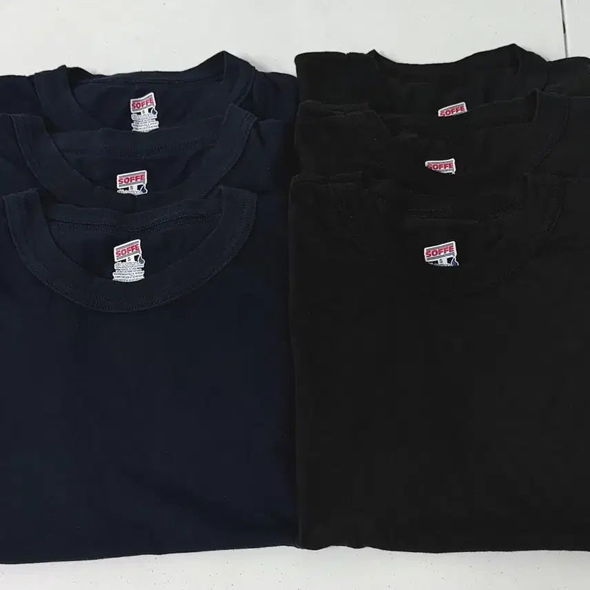 [BUNJANG] SOFFE US Military Short Sleeve T-Shirts (Bundle of 6) / [S]미군 SOFFE 반팔 티셔츠 6장 묶음