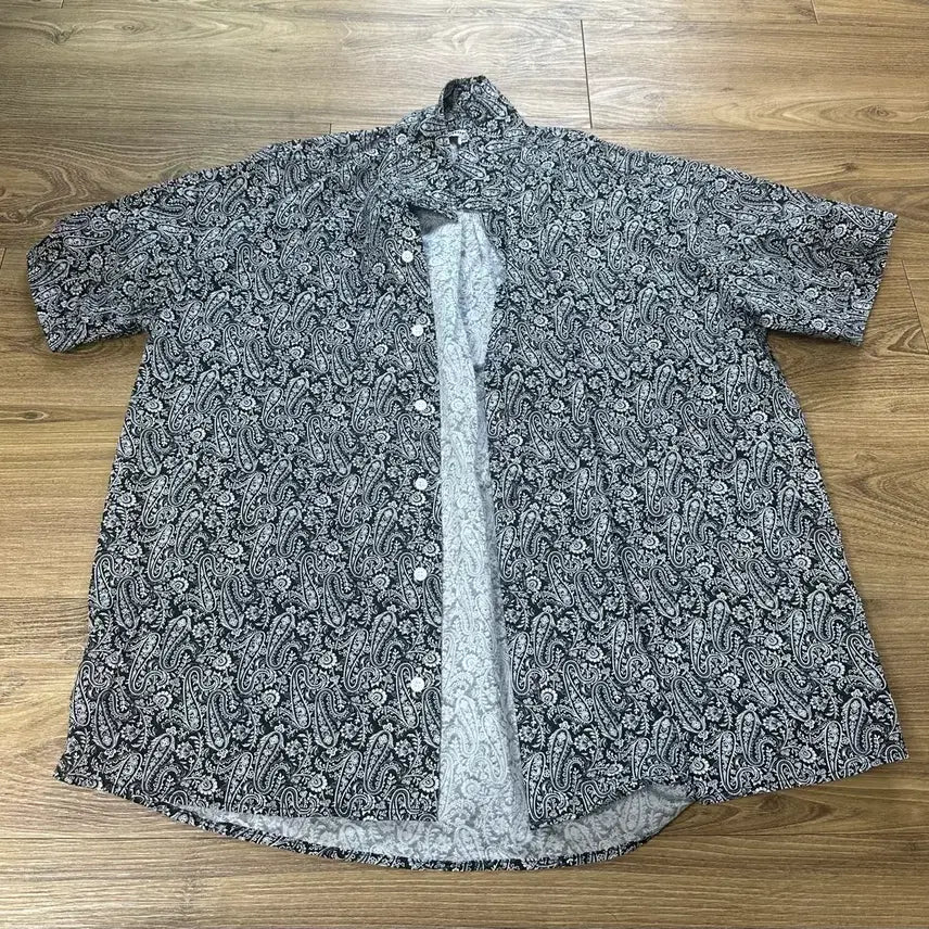 [BUNJANG] But Seoul Paisley Pattern Hawaiian Shirt / 버튼서울 페이즐리 패턴 하와이안 셔츠