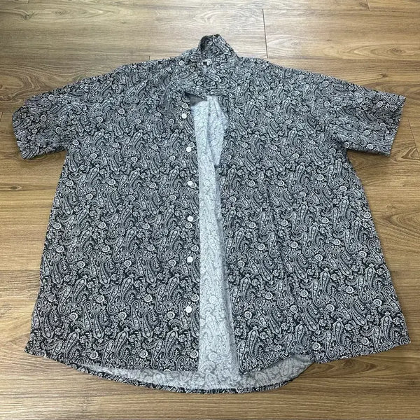 [BUNJANG] But Seoul Paisley Pattern Hawaiian Shirt / 버튼서울 페이즐리 패턴 하와이안 셔츠