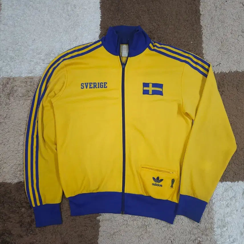 [BUNJANG] Adidas Sweden Track Top Jersey / 아디다스 스웨덴 트랙탑 져지 100