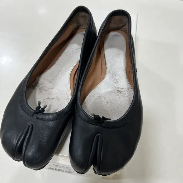 [BUNJANG] Maison Margiela Tabi Flat Shoes Black Size 36 / 메종마르지엘라 플랫 블랙 36