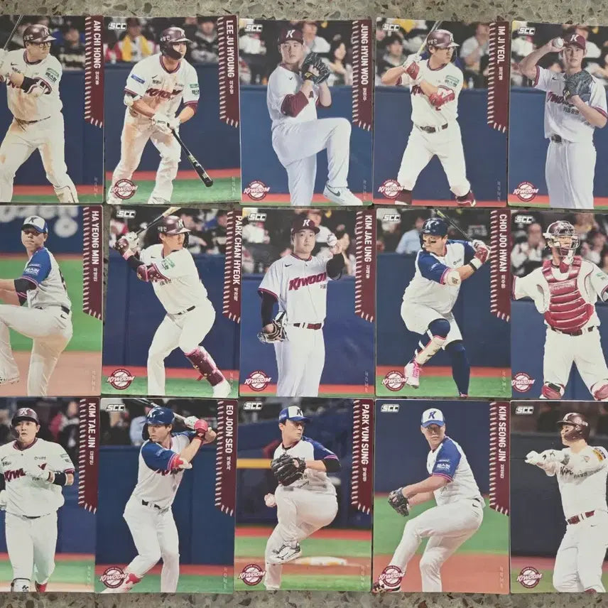 [BUNJANG] KBO 26th Anniversary Baseball Card Normal Set (Includes Lee Taek-geun, Park Byung-ho) / KBO 26키움 노멀 카드(풀세트 이택근.박병호포함)