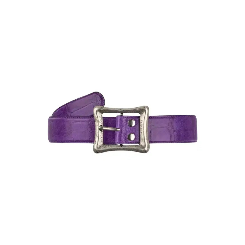 [BUNJANG] Emos.tance Club Core Leather Belt Purple Pearl / [OS] 에모스탠스클럽 코어 레더 벨트 퍼플 펄