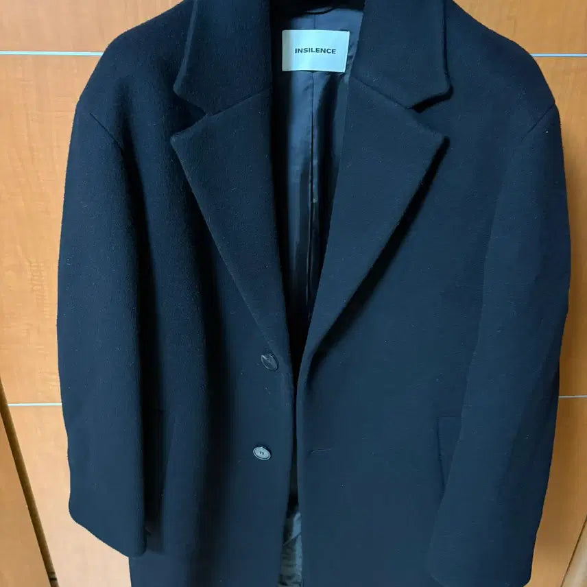 [BUNJANG] Insilence Cashmere Coat Black / [S]인사일런스 캐시미어 블랙 코트  : 6.5