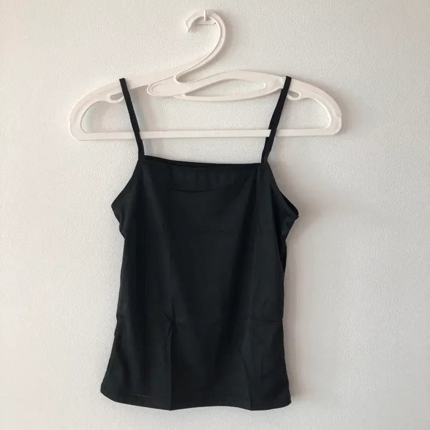 [BUNJANG] Standard Simple Daily Basic Span Sleeveless Inner Top - Black / 새상품) 블랙 기본 스판 끈나시 이너 민소매 스탠다드 심플 데일리 검정