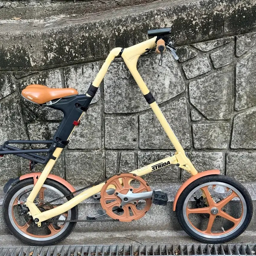 [BUNJANG] Strida LT QR+ Beige Folding Bicycle / 스트라이다 lt qr+ 베이지