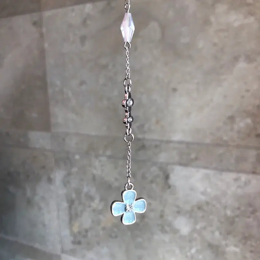 [BUNJANG] Four Leaf Clover Keyring Strap for Bag Pouch and Phone / 새상품) 네잎클로버 키링 스트랩 가방 파우치 핸드폰 악세사리 열쇠고리