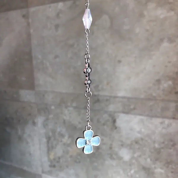 [BUNJANG] Four Leaf Clover Keyring Strap for Bag Pouch and Phone / 새상품) 네잎클로버 키링 스트랩 가방 파우치 핸드폰 악세사리 열쇠고리