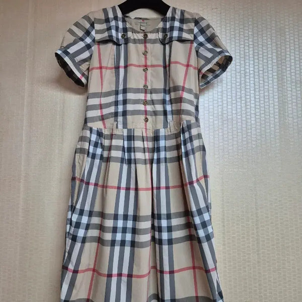 [BUNJANG] Burberry Check Midi Dress UK 6 / 버버리 체크 원피스 uk6  (정품)