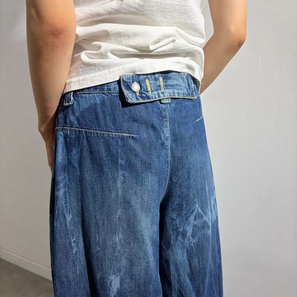 [BUNJANG] Levi's Engineered Jeans 00s Marble Wash Cinch Back Wide Denim Pants / 00s 리바이스 엔지니어드진 마블 워싱 신치백 와이드 데님 팬츠