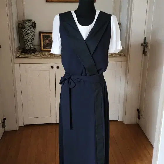 [BUNJANG] JILLSTUART Navy Wrap Dress / 질스튜어트  네이비 랩 원피스