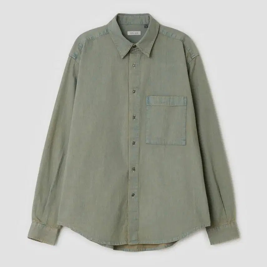[BUNJANG] Bellier Denim Shirt Sand Indigo / 벨리에 데님 셔츠 샌드인디고
