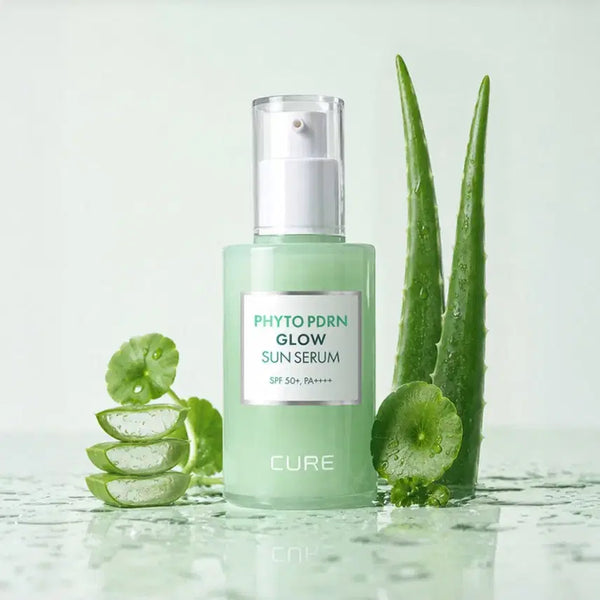 [BUNJANG] Kim Jung Moon Aloe Cure Phyto PDRN Glow Sun Serum SPF 50+ PA++++ 50ml / [새상품]김정문알로에 큐어 피토 피디알엔 글로우 선세럼