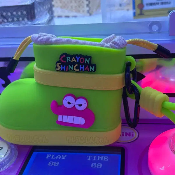 [BUNJANG] Crayon Shin-chan Boot Pouch Plush Toy / 짱구는못말려 부츠 파우치 인형 교신