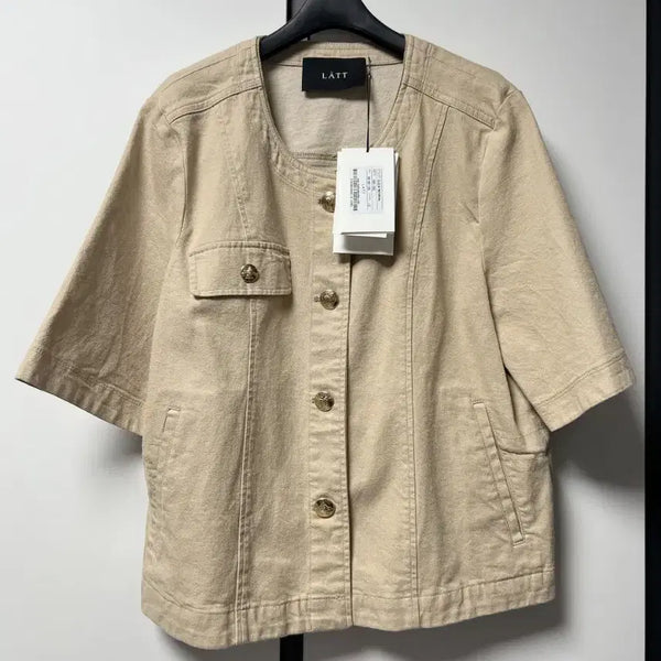[BUNJANG] Hansome(Soie) Lett String Waist Jacket / 한섬 래트 자켓