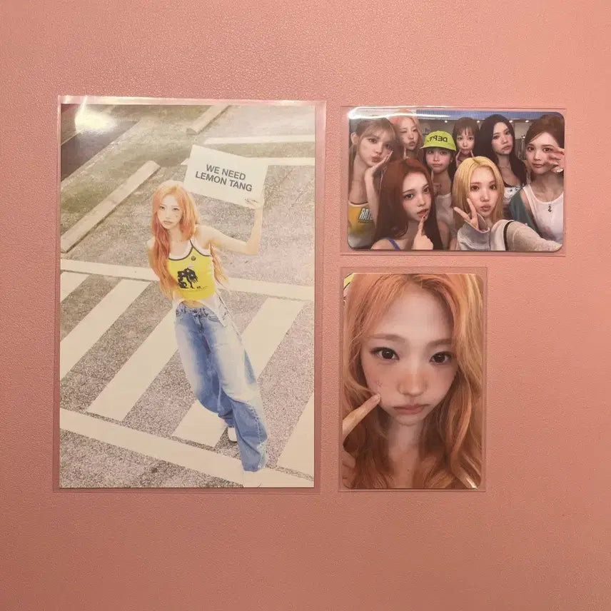 [BUNJANG] Half to Hearts Lemon Tang Sun Album Stella Photocard & Postcard Set / 하프투하츠 레몬탱 sun 앨범 스텔라 포카, 엽서 세트