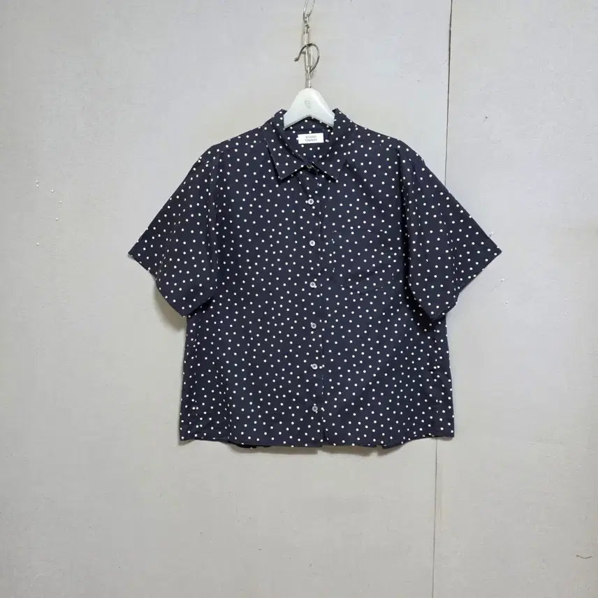 [BUNJANG] Tomboy Dot Pattern Shirt / 톰보이 도트무늬 남방 F  n7709