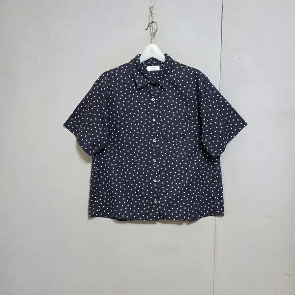 [BUNJANG] Tomboy Dot Pattern Shirt / 톰보이 도트무늬 남방 F  n7709