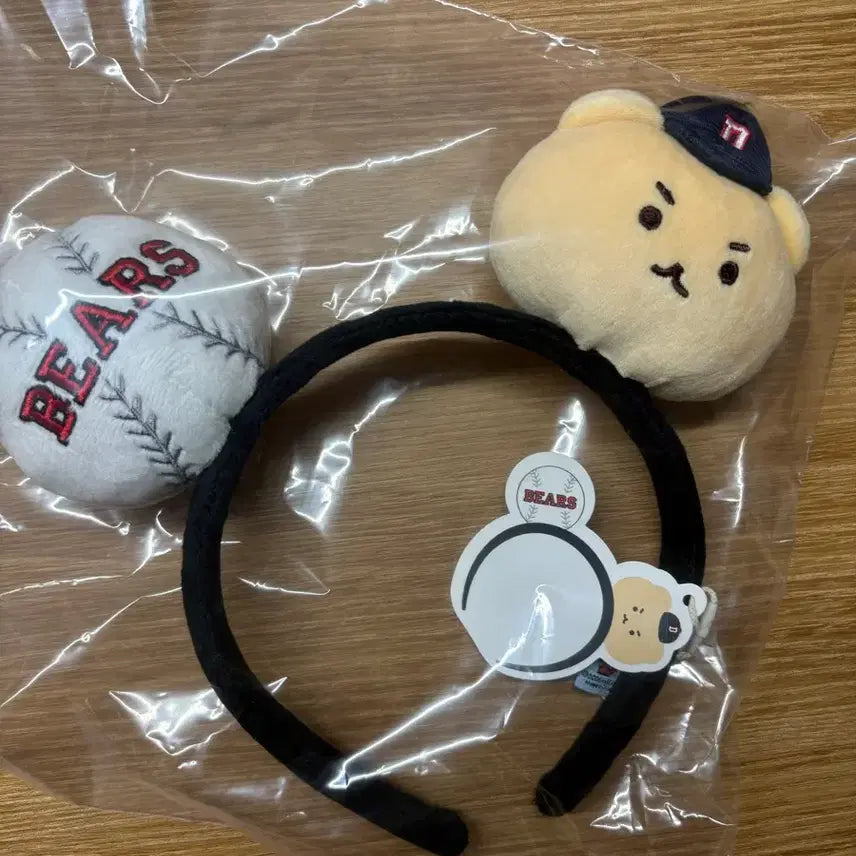 [BUNJANG] Doosan Bears MangGom Headband / 두산 24 망곰 머리띠 망그러진곰