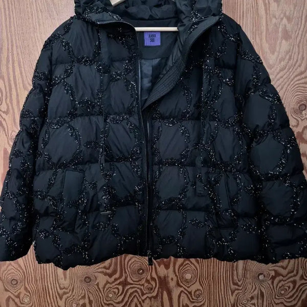 [BUNJANG] Anna Sui Metal Embroidery Down Jacket / 안나수이 메탈 자수 구스다운 88