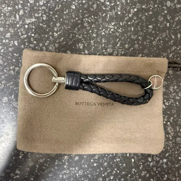 [BUNJANG] Bottega Veneta Intrecciato Weaving Leather Keychain / 보테가베네타키링