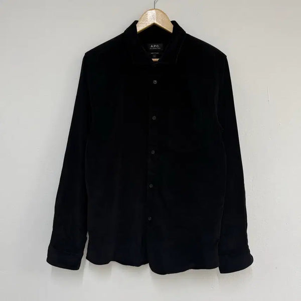 [BUNJANG] A.P.C. Velvet Shirt L / [L] 아페쎄 벨벳 셔츠