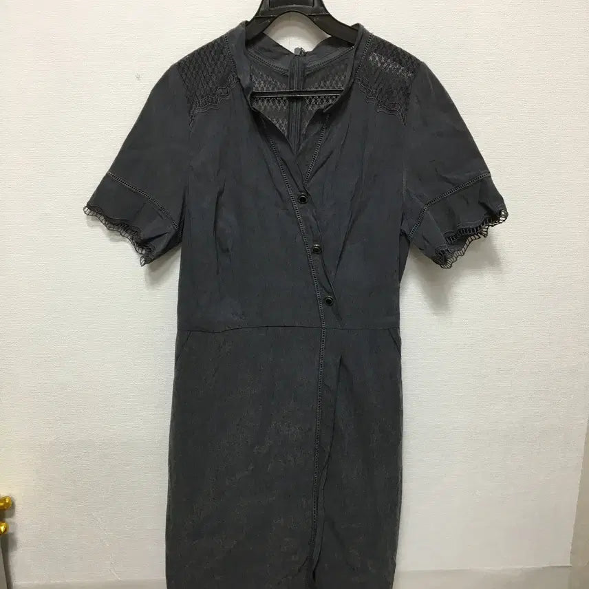 [BUNJANG] OBJET Short Sleeve Long Dress / 오브제 반팔 롱원피스