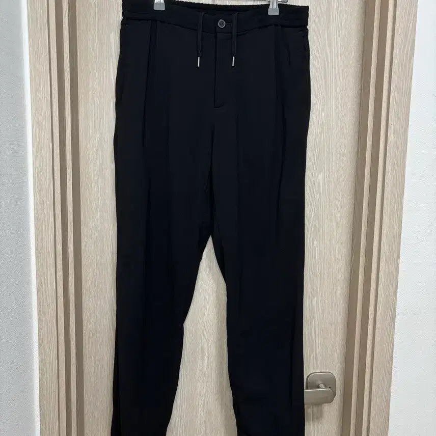 [BUNJANG] Theory Sartorial Seersucker Wool Banding Slacks Black / 띠어리 사토리얼 시어서커 울 밴딩슬랙스S(30~32)/블랙