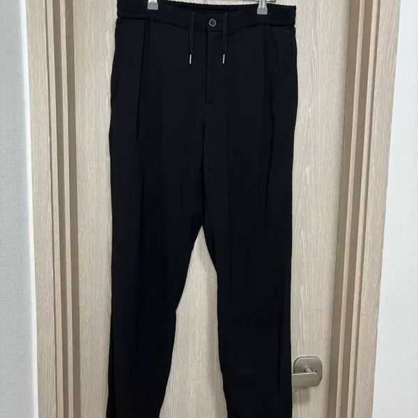 [BUNJANG] Theory Sartorial Seersucker Wool Banding Slacks Black / 띠어리 사토리얼 시어서커 울 밴딩슬랙스S(30~32)/블랙