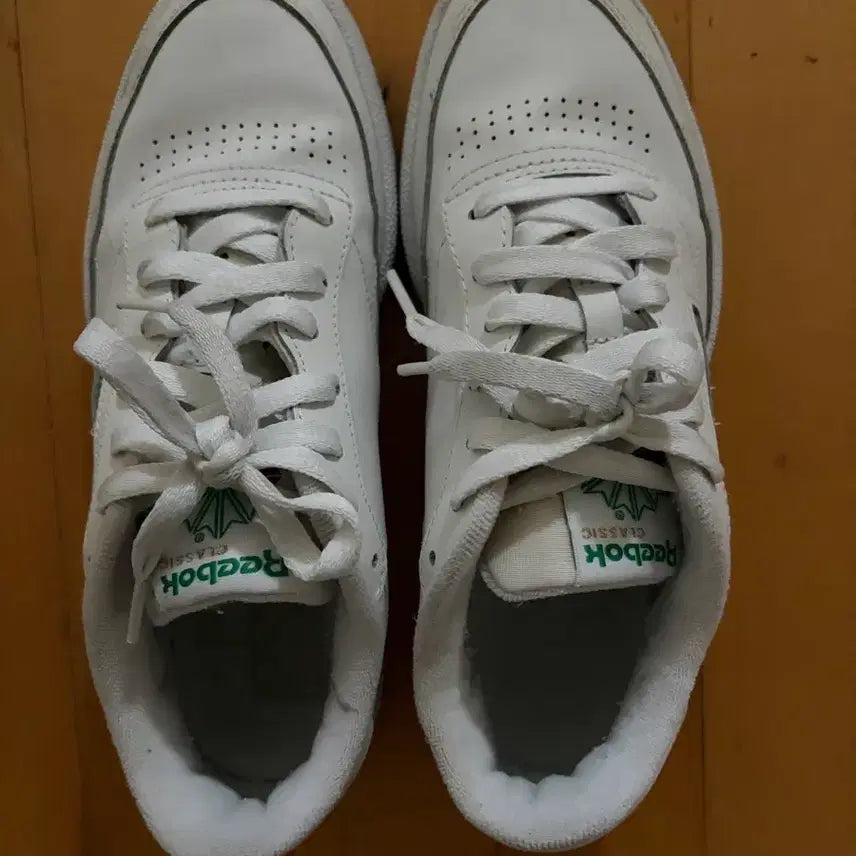 [BUNJANG] Reebok Club C 85 White/Green AR0456 Sneakers / 리복 클럽 C 85 - 화이트:그린 / AR0456