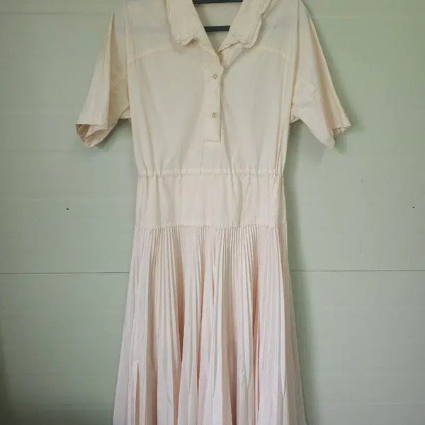 [BUNJANG] Mine by Handsome Pleated Dress / 한섬 마인 플리츠 원피스