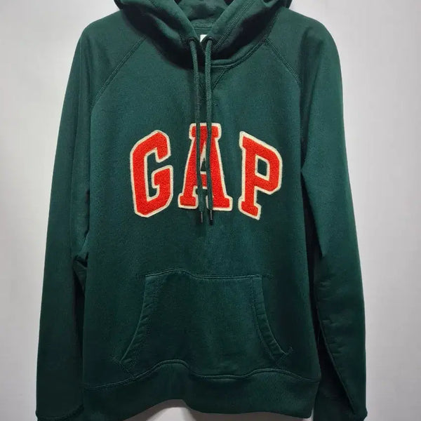 [BUNJANG] GAP Logo Hoodie Green M / 갭 로고 후드티 그린 M