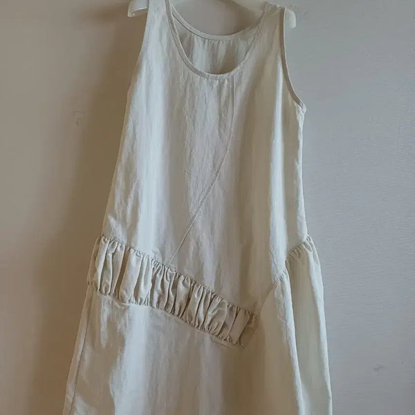 [BUNJANG] Ethos Asymmetric Sleeveless Dress / 에토스 언발란스 나시드레스 판매합니다