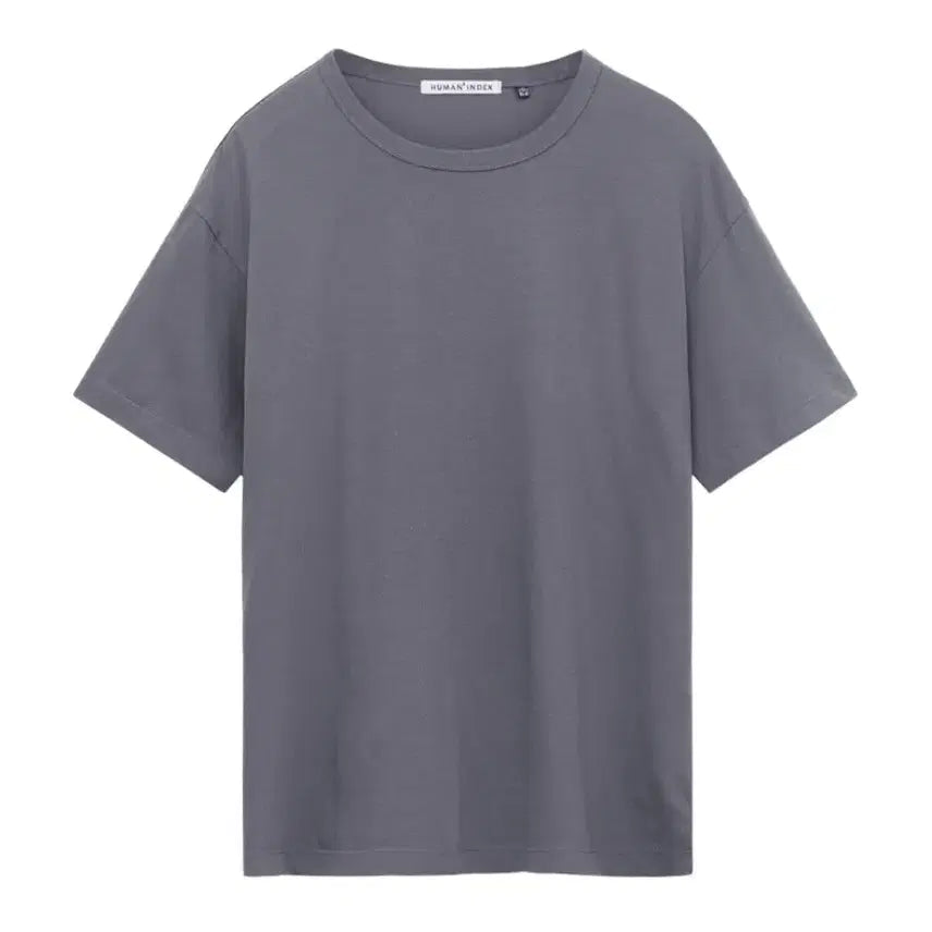 [BUNJANG] Politeru Human Index Human Basics T-shirt Steel Gray / (2)폴리테루 휴먼인덱스 휴먼 베이시카 티셔츠 스틸 그레이