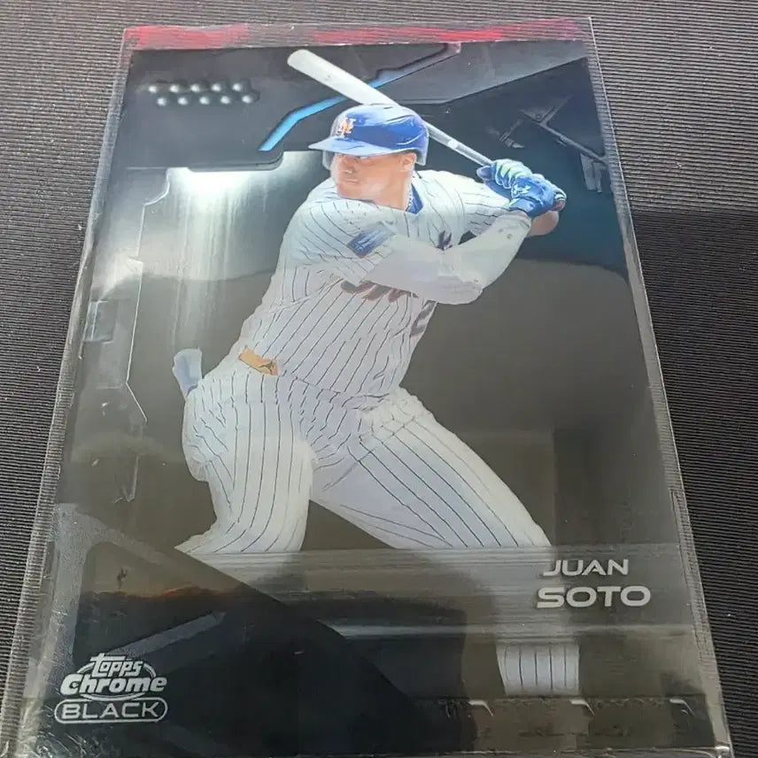 [BUNJANG] Topps Chrome Black Juan Soto Card / 탑스 크롬 블랙 메츠 후안 소토 카드
