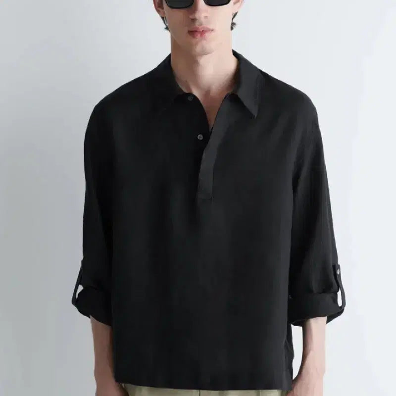 [BUNJANG] COS Linen Popover Shirt - Medium / Cos 리넨 팝오버셔츠 M
