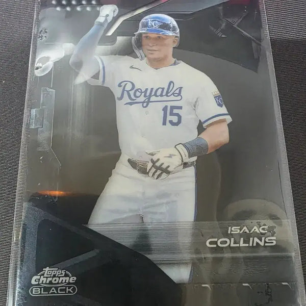 [BUNJANG] Topps Chrome Black Isaac Collins Kansas City Card / 탑스 크롬 블랙 캔자스시티 아이작 콜린스 카드