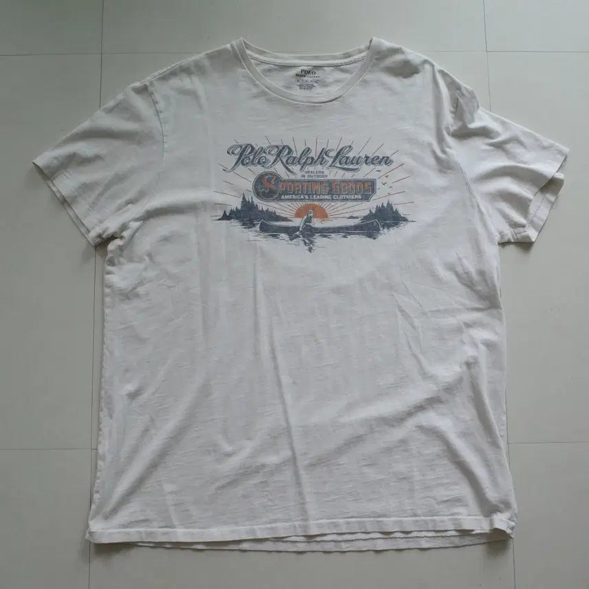 [BUNJANG] Polo Ralph Lauren Sporting Goods Graphic T-Shirt XL / 폴로 랄프로렌 스포팅굿즈 그래픽 반팔 XL