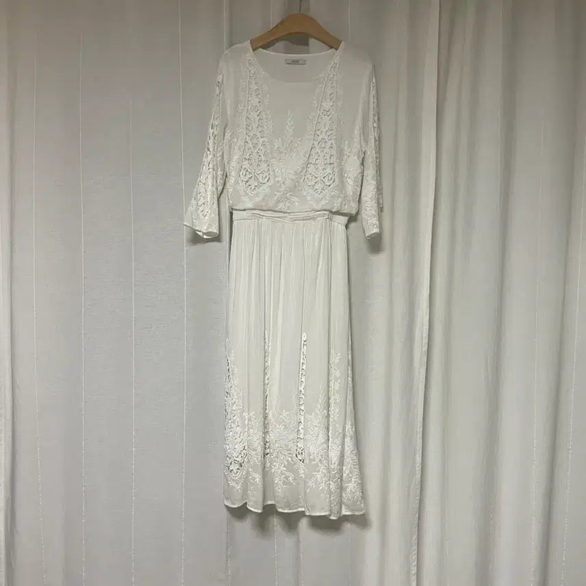 [BUNJANG] Dacmar Lace Dress (S) / Dacmar 레이스 원피스 (미국백화점구매) - 55