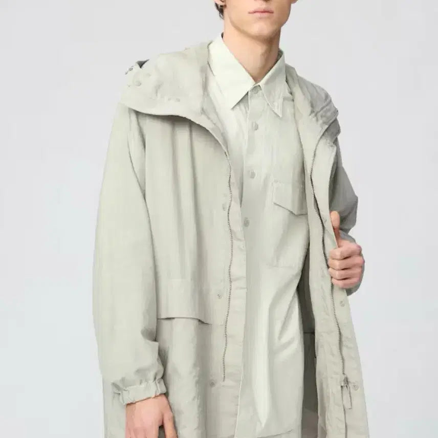 [BUNJANG] Uniqlo U Utility Parka Beige S / [S] 유니클로U 유틸리티파카 베이지
