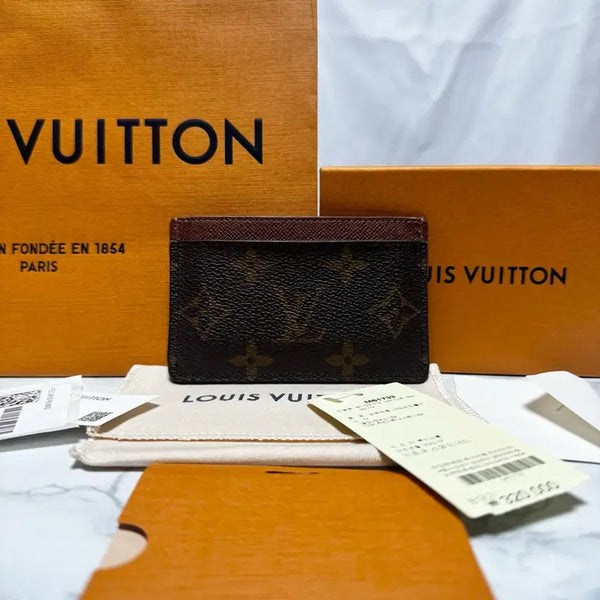 [BUNJANG] Louis Vuitton Monogram Armagnac Card Holder / [S급/풀구성] 루이비통 카드홀더 모노그램 아르마냑