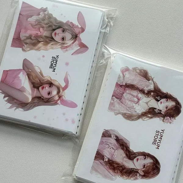 [BUNJANG] Yumyoom Store Character Sticker Bundle Pack (42 pcs) / 친절한 윰윰스토어 인물 소분 42장