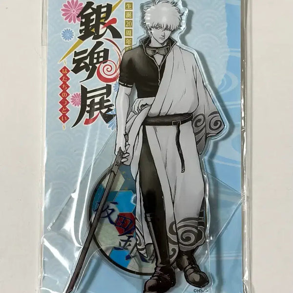 [BUNJANG] Gintama Gintoki Original Art Silver Foil Acrylic Standee (Sealed) / 은혼 긴토키 원화전 은박 아크릴 미개봉 은혼전 원화