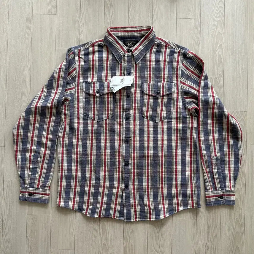 [BUNJANG] RRL Plaid Twill Work Shirt / RRL 더블알엘 플래드 트윌 워크 셔츠 L