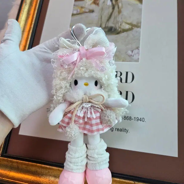 [BUNJANG] Hello Kitty Custom Long Legs Plush Doll / 헬로키티 커스텀 롱다리키티 인형