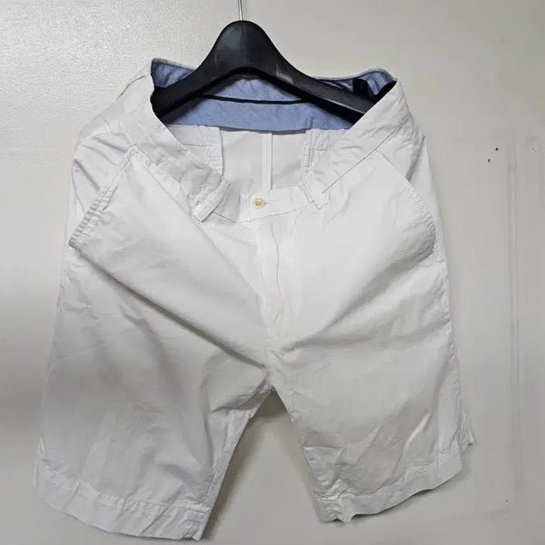 [BUNJANG] Polo Ralph Lauren White Chino Shorts M (30-inch) / [30]정품 폴로 랄프로렌 반바지 화이트 치노팬츠 M